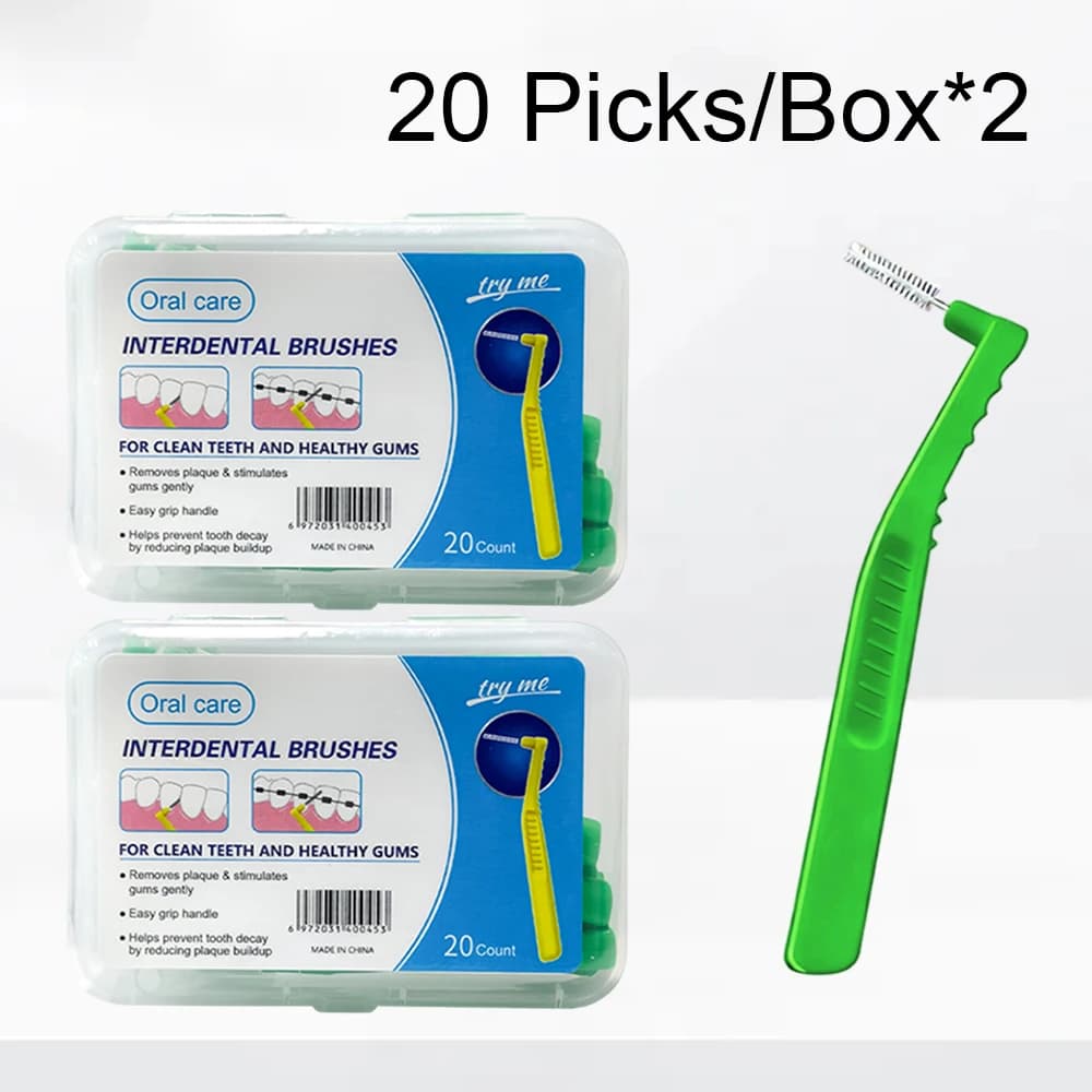 L-Shaped Interdental Brush