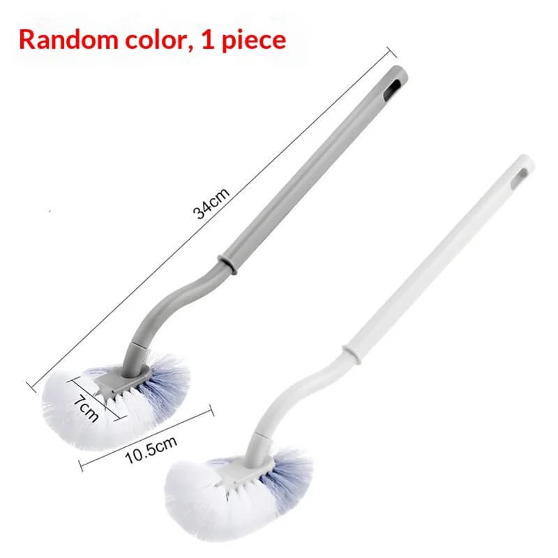 Toilet Brush Long Handle Curved Bowl Cleaner