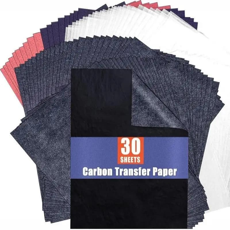 Carbon Transfer Paper Set, 4 Colors, 30 Sheets