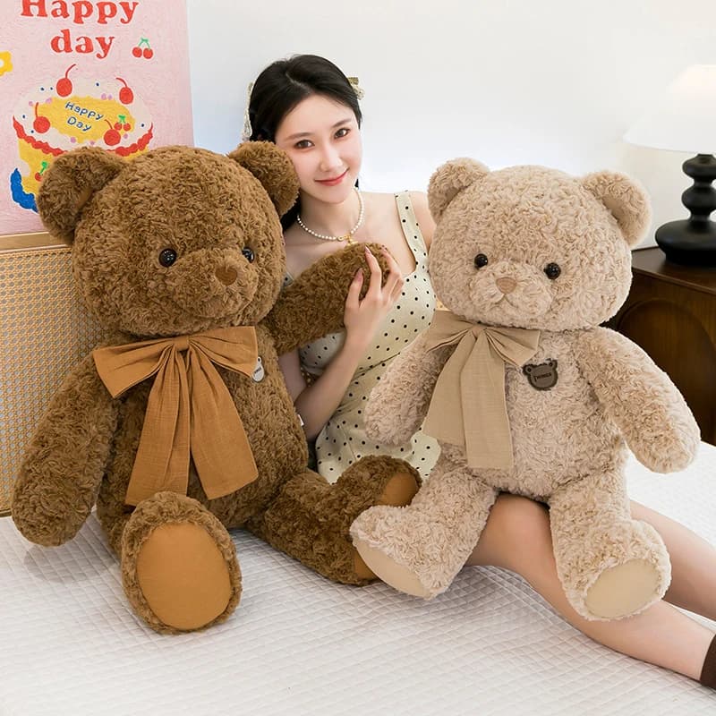 Valentine's Day Gifts for Girfriend Boyfriend Cute Bear Plush Toy Sleeping Pillow Girl Boy Adults Kids Soft Animal Stuffed Toys