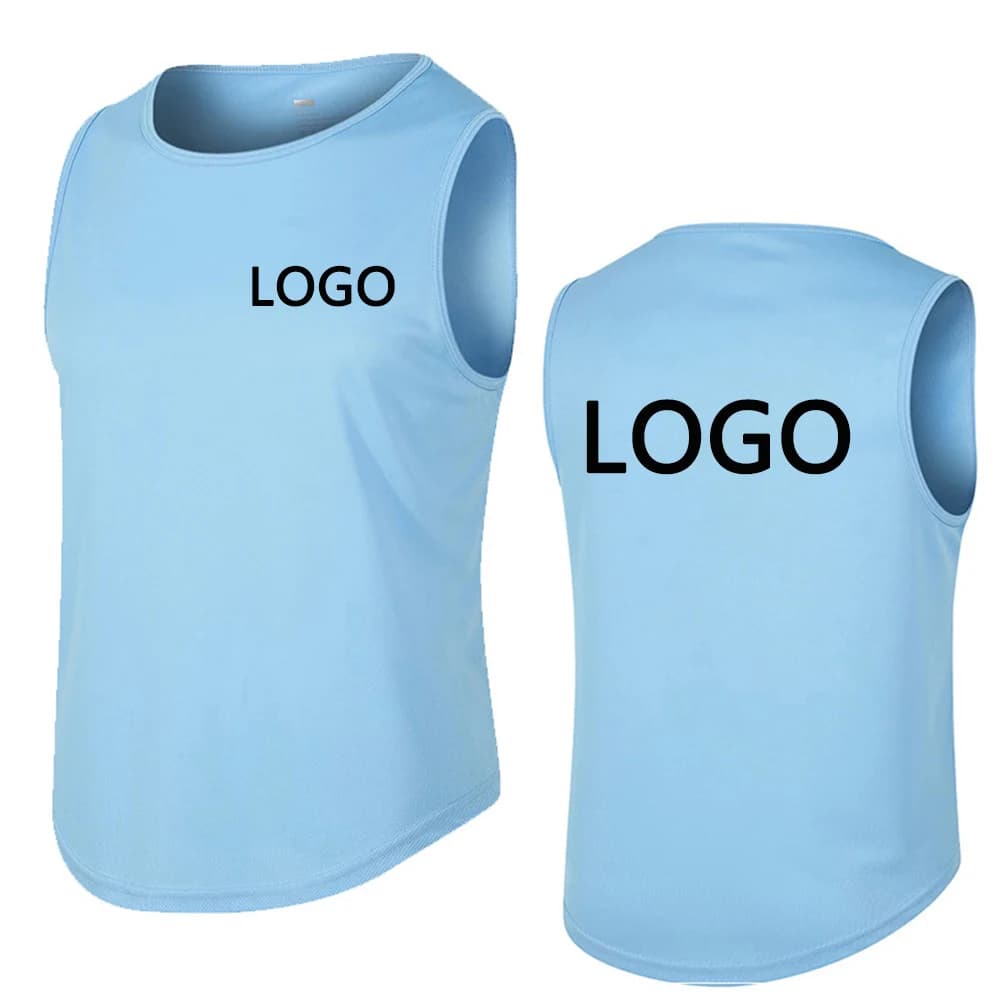 Men's sports vests, customize your number and logo, team uniforms, breathable and sweat-wicking lightweight sweatshirt tops