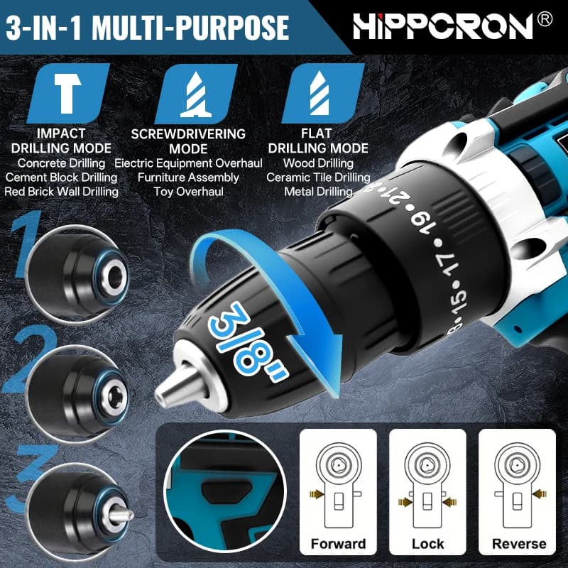 Cordless Impact Drill Driver Kit