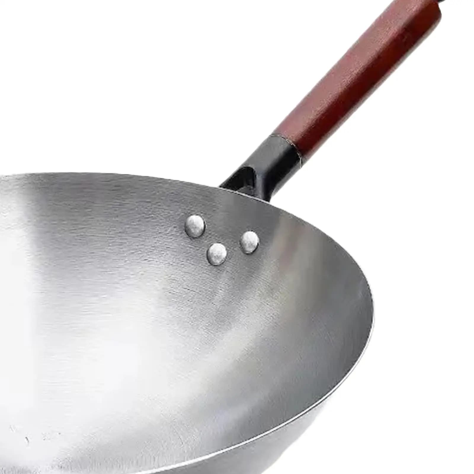 Iron Frying Pan with Wooden Handle