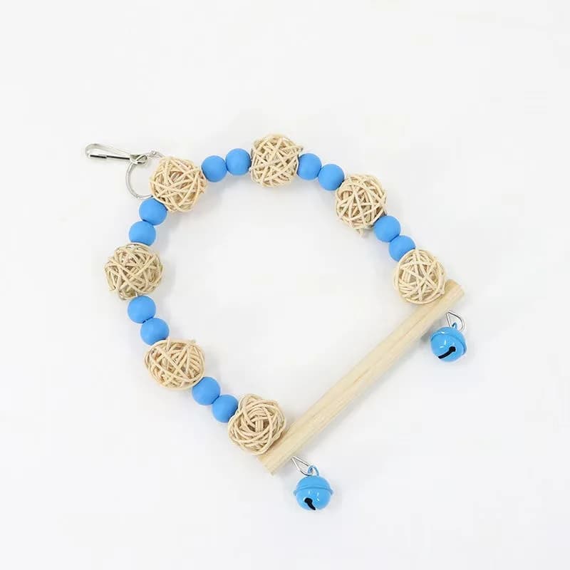 Wooden Bird Swing Perch