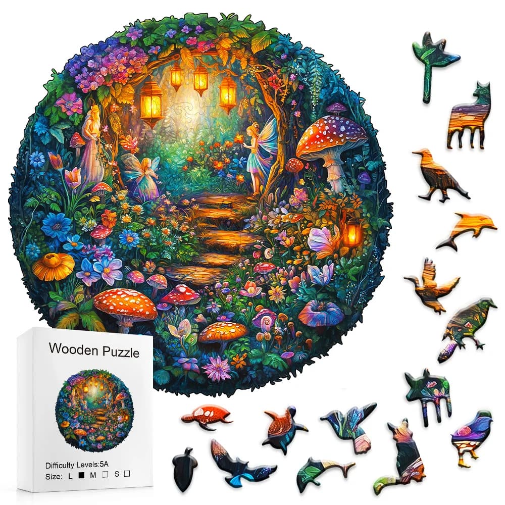 Magic Mushroom Wooden Puzzle