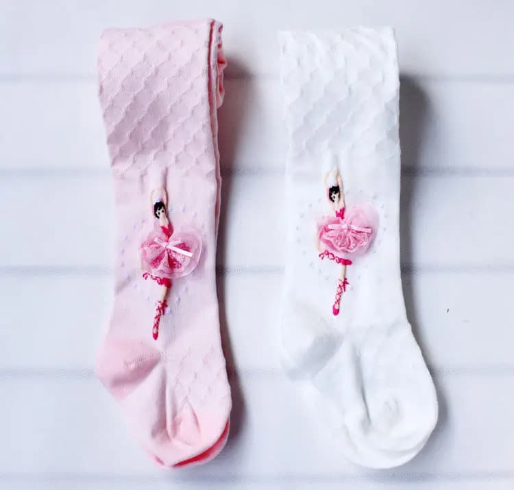 Girls Cotton Knit Tights