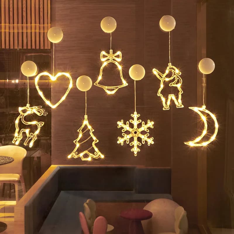 Warm LED String Lights 55cm Battery Powered