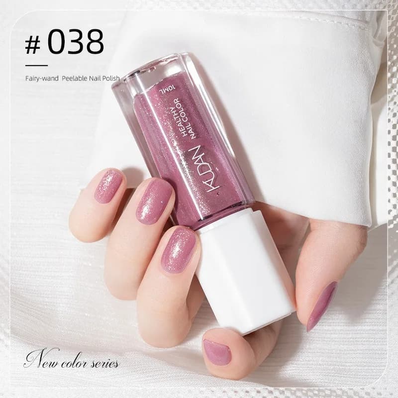 40-Color Water-Based Peel-Off Nail Polish Set