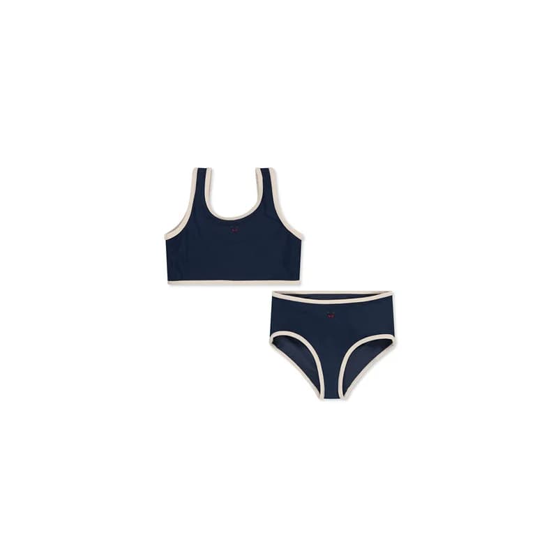 Girls Ruffled Lace Swimsuit Set