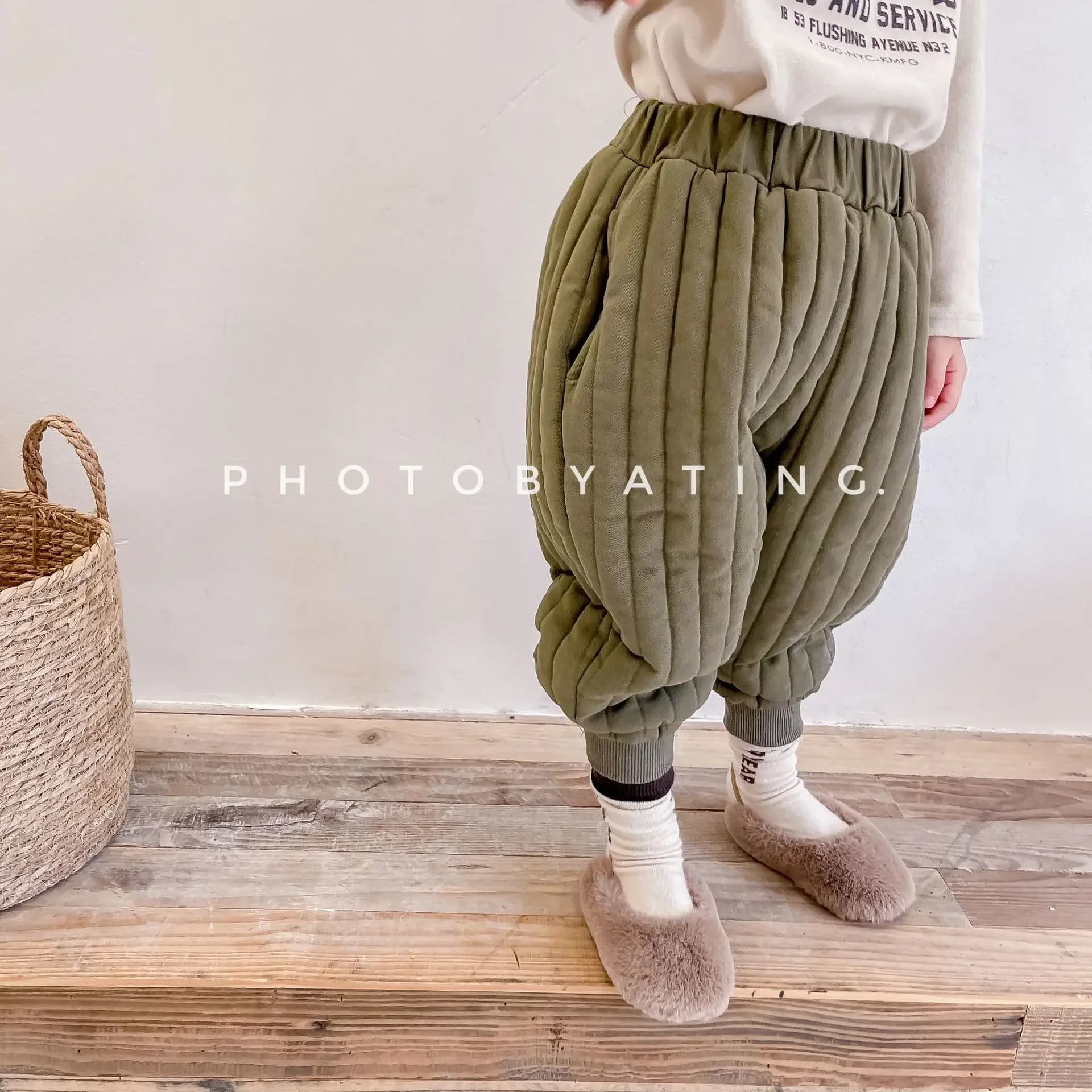 Winter Cotton-Padded Pants for Kids