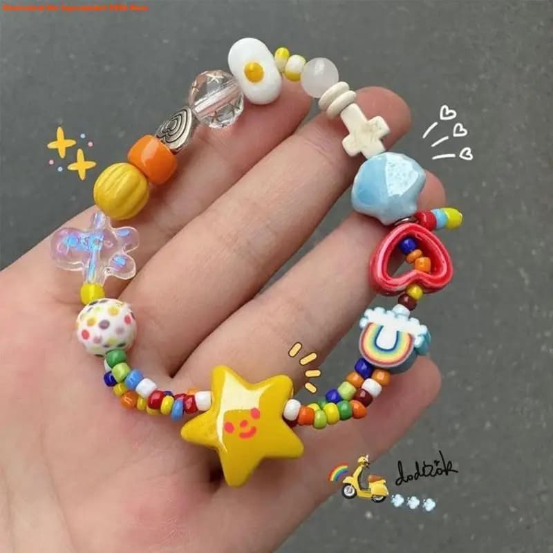 Star Bead Stretch Bracelet