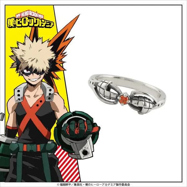 2026 My Hero Academia Bakugou Katsuki Kirishima Eijiro Shoto Todoroki Ring Cartoon Fashion Accessories Anime Peripherals Gifts