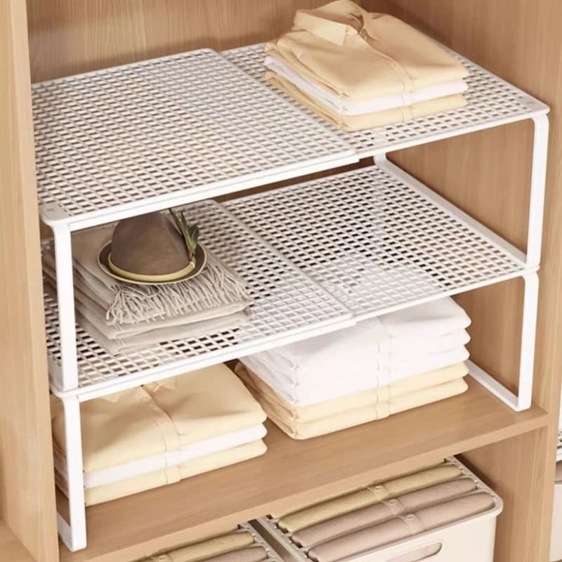 Telescopic Closet Shelf Divider Organizer
