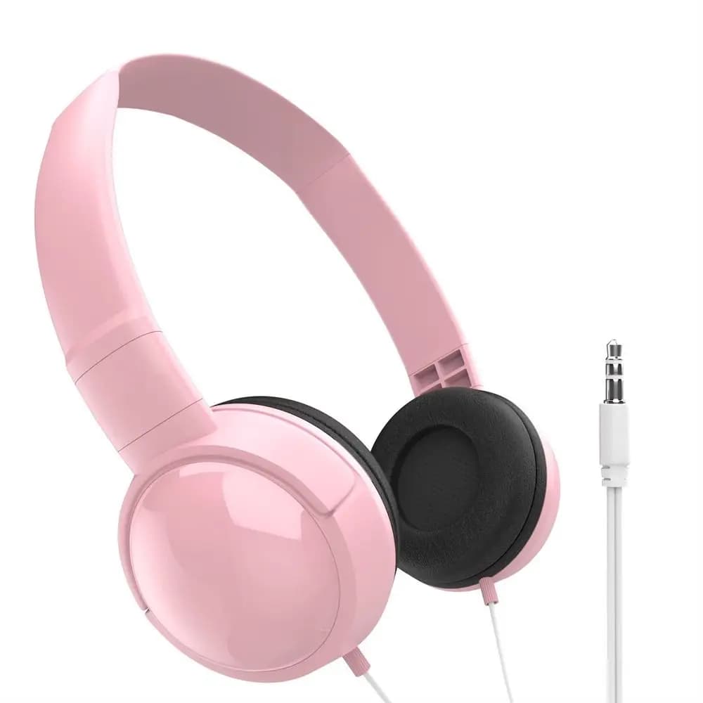 Over-Ear Stereo Headphones with 3.5mm Jack