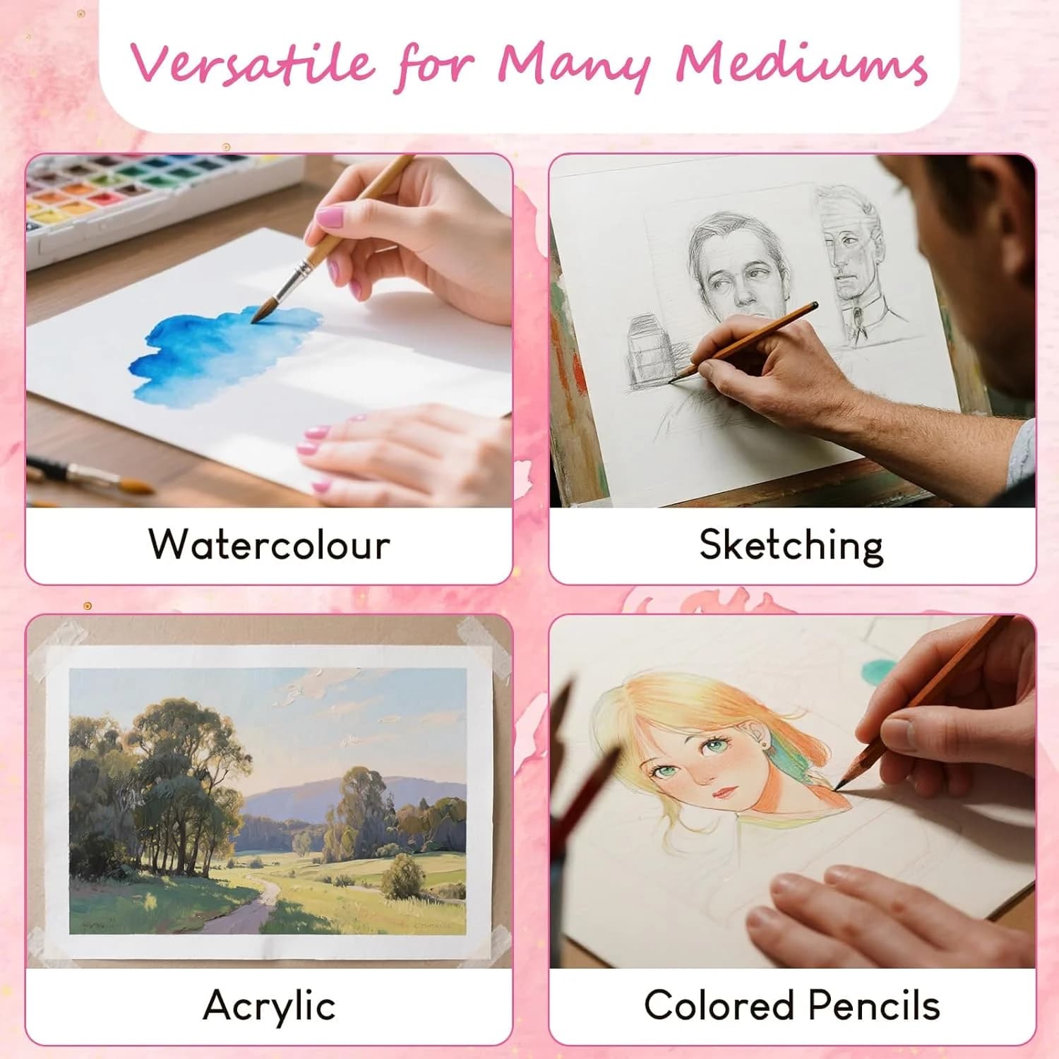 Watercolor Sketch Pad 180gsm 26 Pages