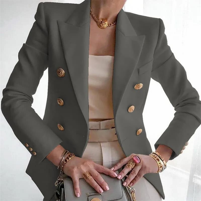 Women's Casual Long Sleeve Blazer Jacket