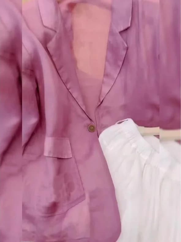 Linen Blazer Jacket
