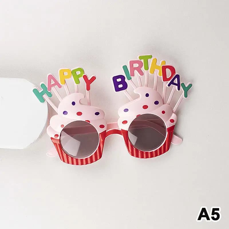 Birthday Party Novelty Glasses Photo Booth Props