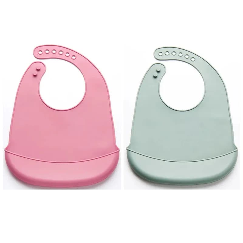 Baby Bib Adjustable Waterproof Bibs Babies Soft Edible Silicone Newborn Saliva Dripping Towel Drooling Children Scarf BPA Free