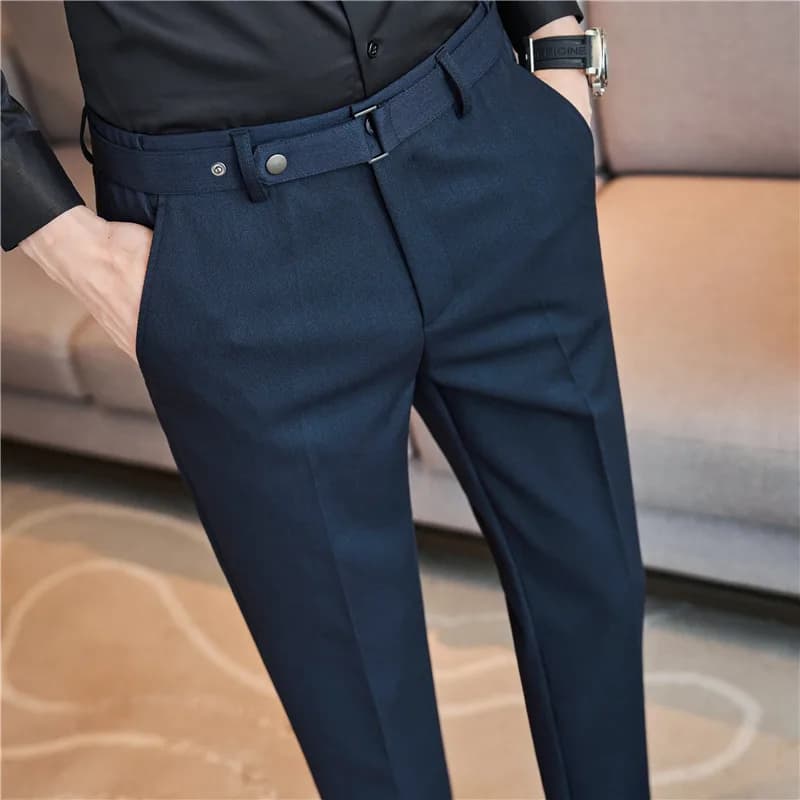 Men's Pinstripe Dress Pants
