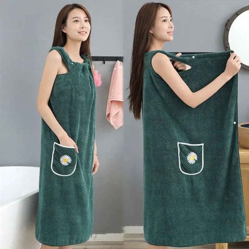 Cotton Bath Wrap Towel Robe