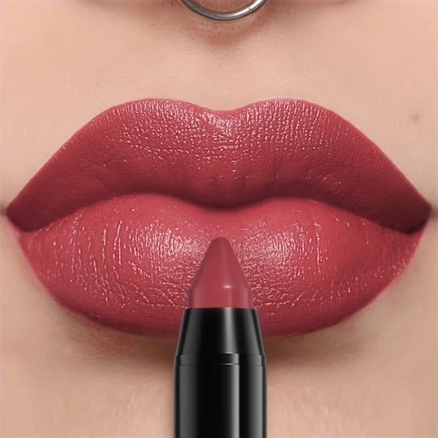 Waterproof Nude Brown Lipliner and Lip Tint