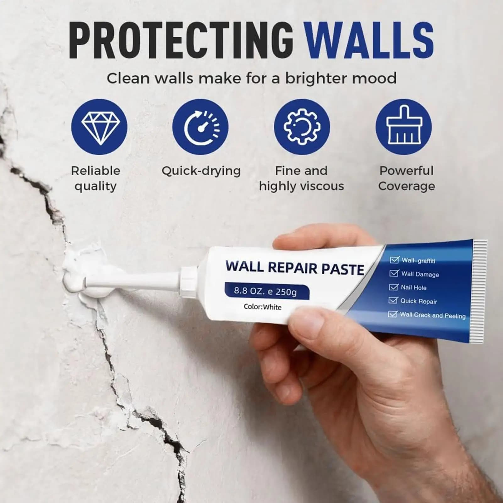 Drywall Repair Kit with Scraper and Putty