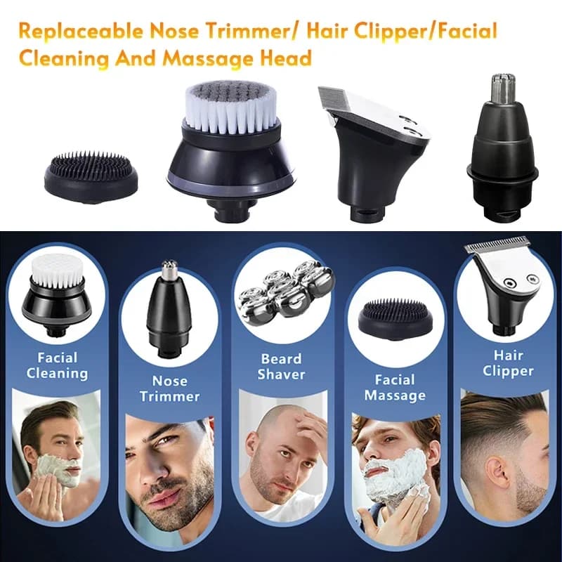 Replacement Floating Electric Shaver Head Kit