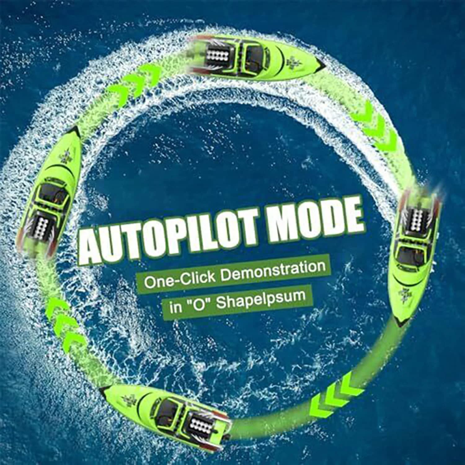 RC Self-Righting Jet Boat with LED Lights