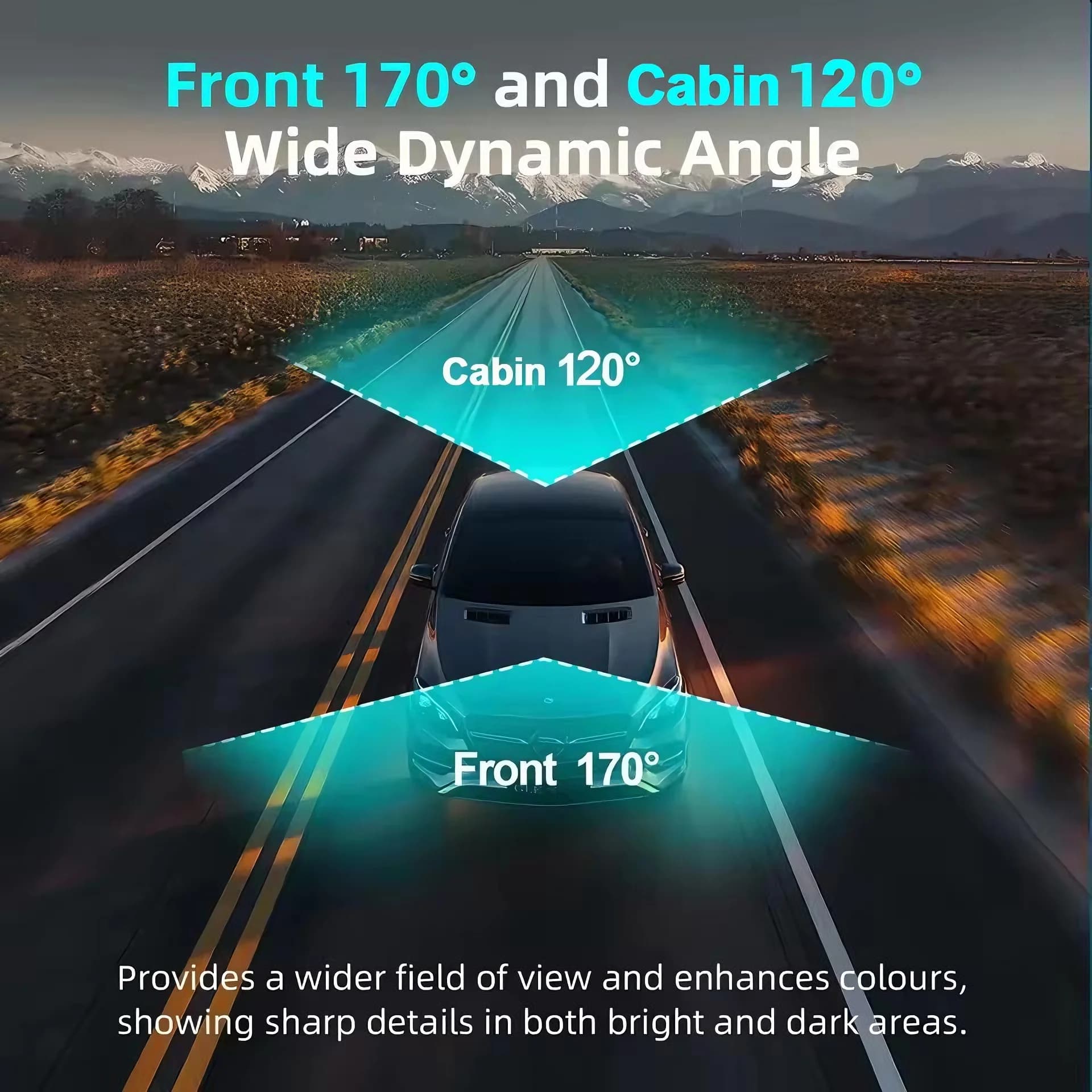 Dash Cam for cars 1080P Car DVR Video Recorder Dual car camera Front Inside View Camera Loop Recording WiFi Monitor Dashcam