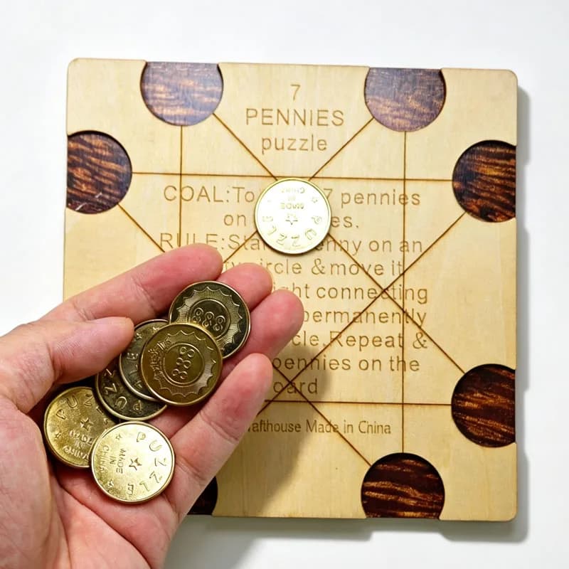 Penny Baffling Puzzle Brain Teaser