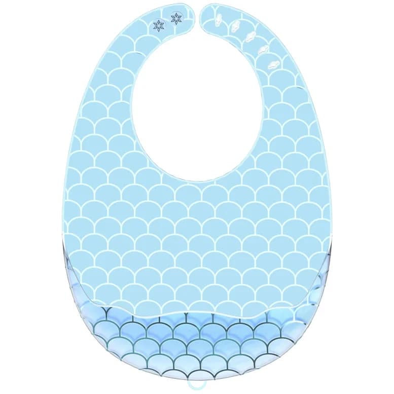 Silicone Baby Bibs Waterproof Cartoon Adjustable