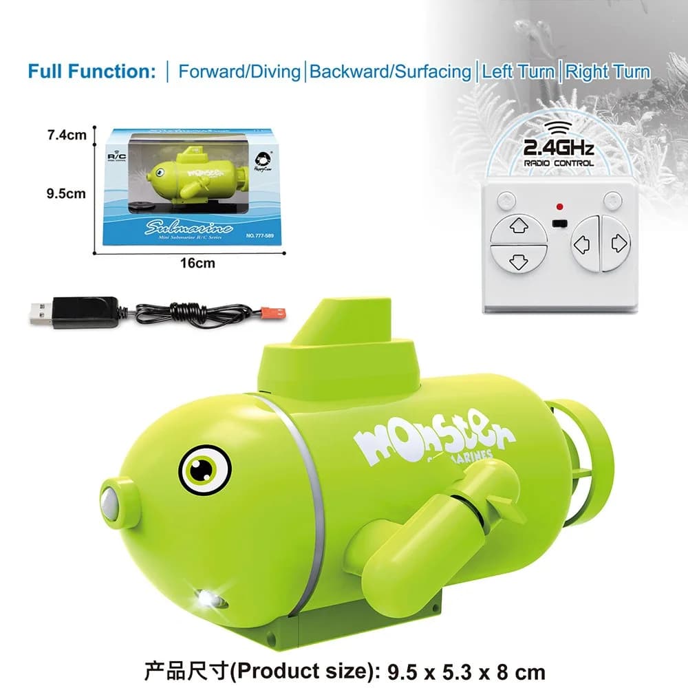 RC Mini Submarine Remote Control Boat