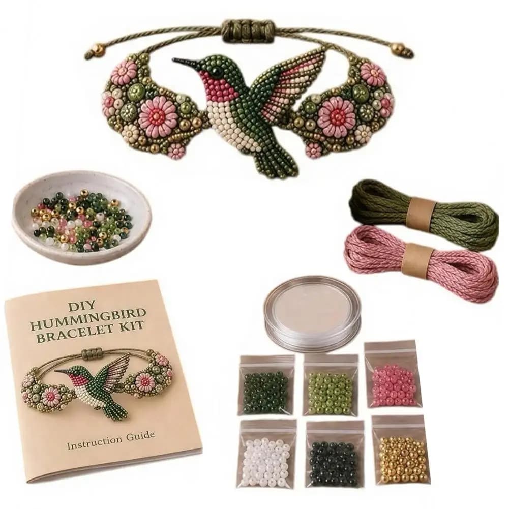 DIY Beaded Bracelet Making Kit With Charms