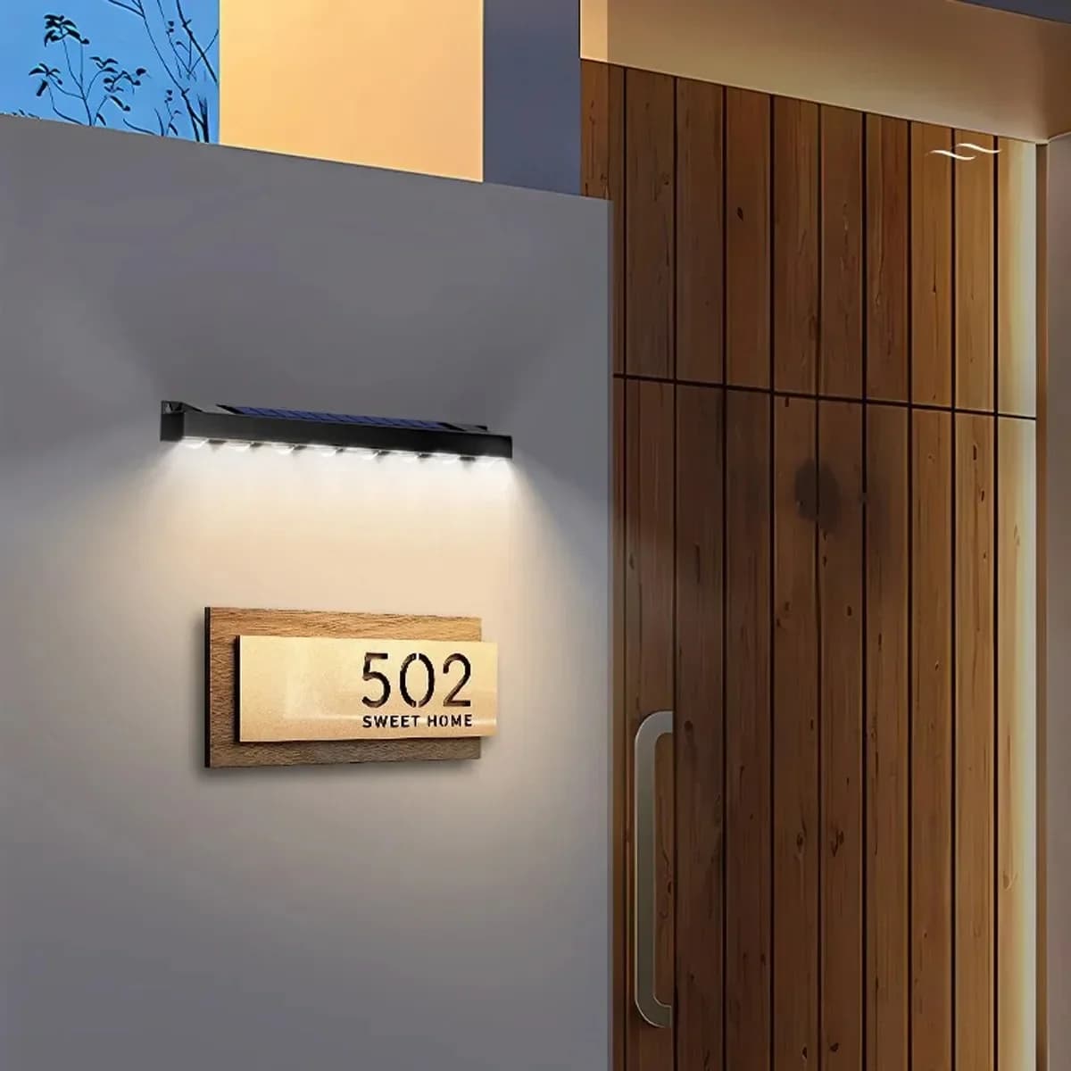 Solar LED Wall Light Outdoor Waterproof