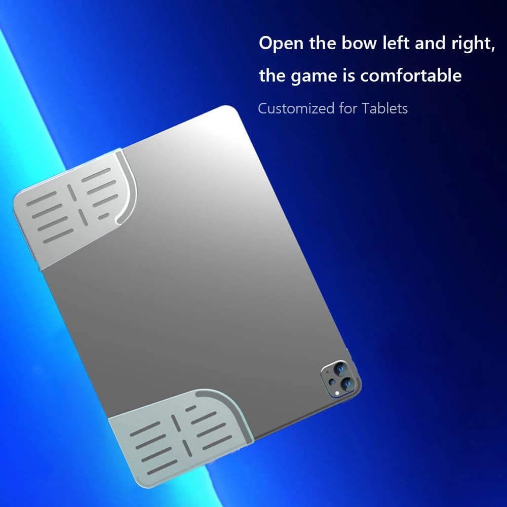 2pcs Soft Silicone Auxiliary Mobile Game Holder Tablet Grips Handle Washable Ergonomic Handle Gaming Accessories for PUBG iPad