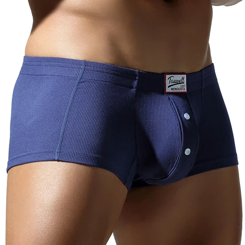 Men's Flat Front Synthetic Cotton Boxers