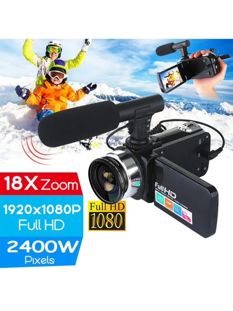 HD Digital Video Camera with 18x Zoom