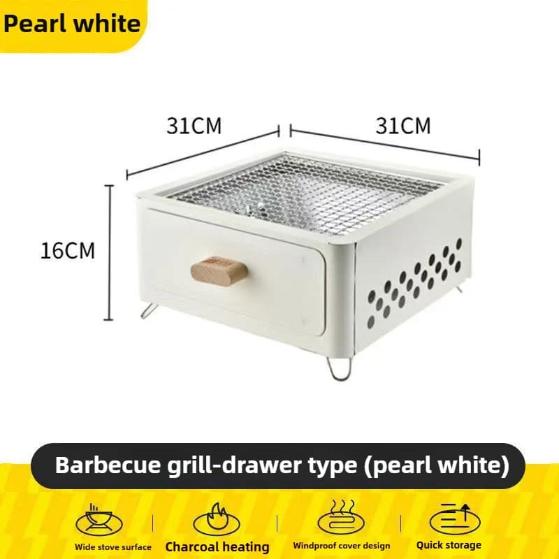 Portable Charcoal Barbecue Grill