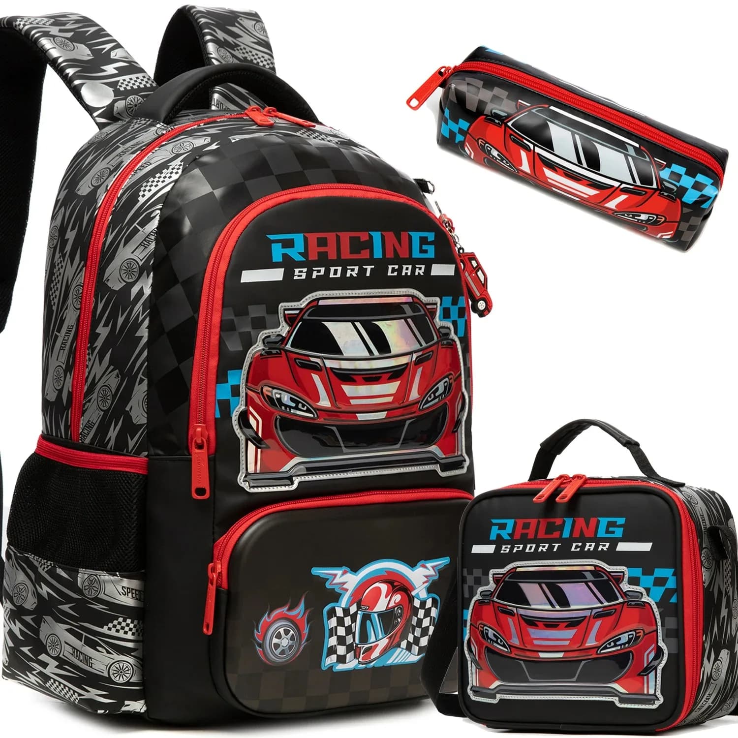 Girls School Backpack with Lunch Tote Set
