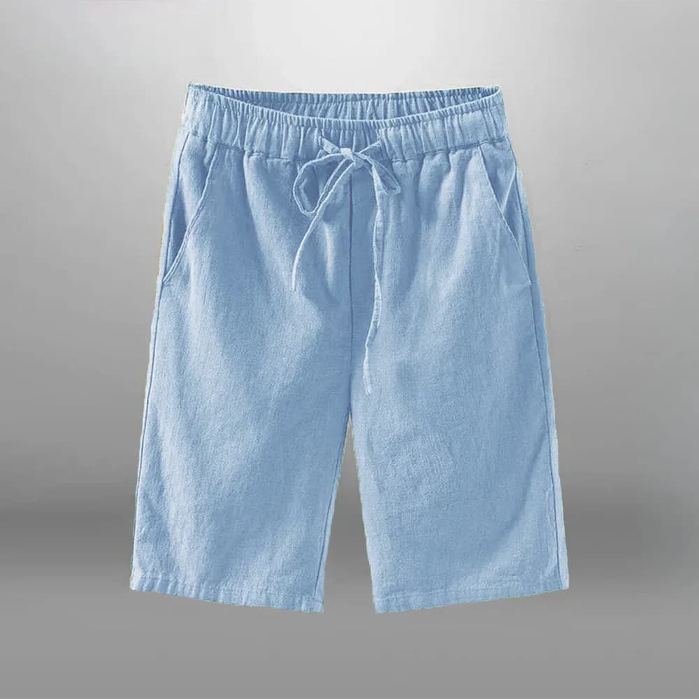 Men's Cotton Linen Casual Shorts