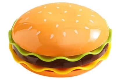 Stackable Hamburger Plate Set