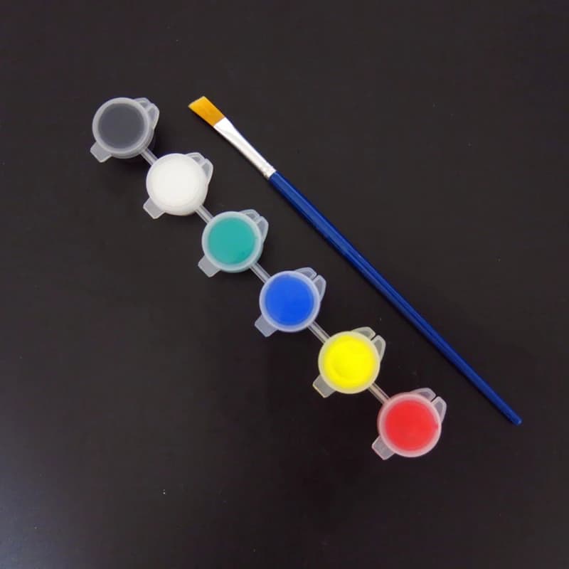 Acrylic Pigment Set With 12 Colors