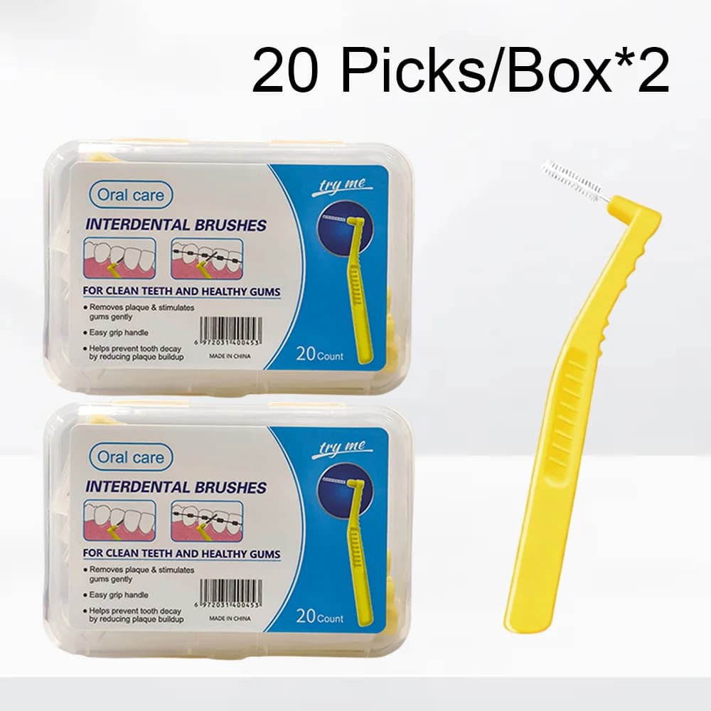 L-Shaped Interdental Brush