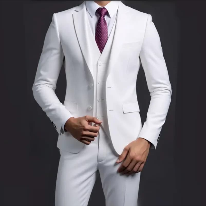 Men's Three-Piece Business Suit
