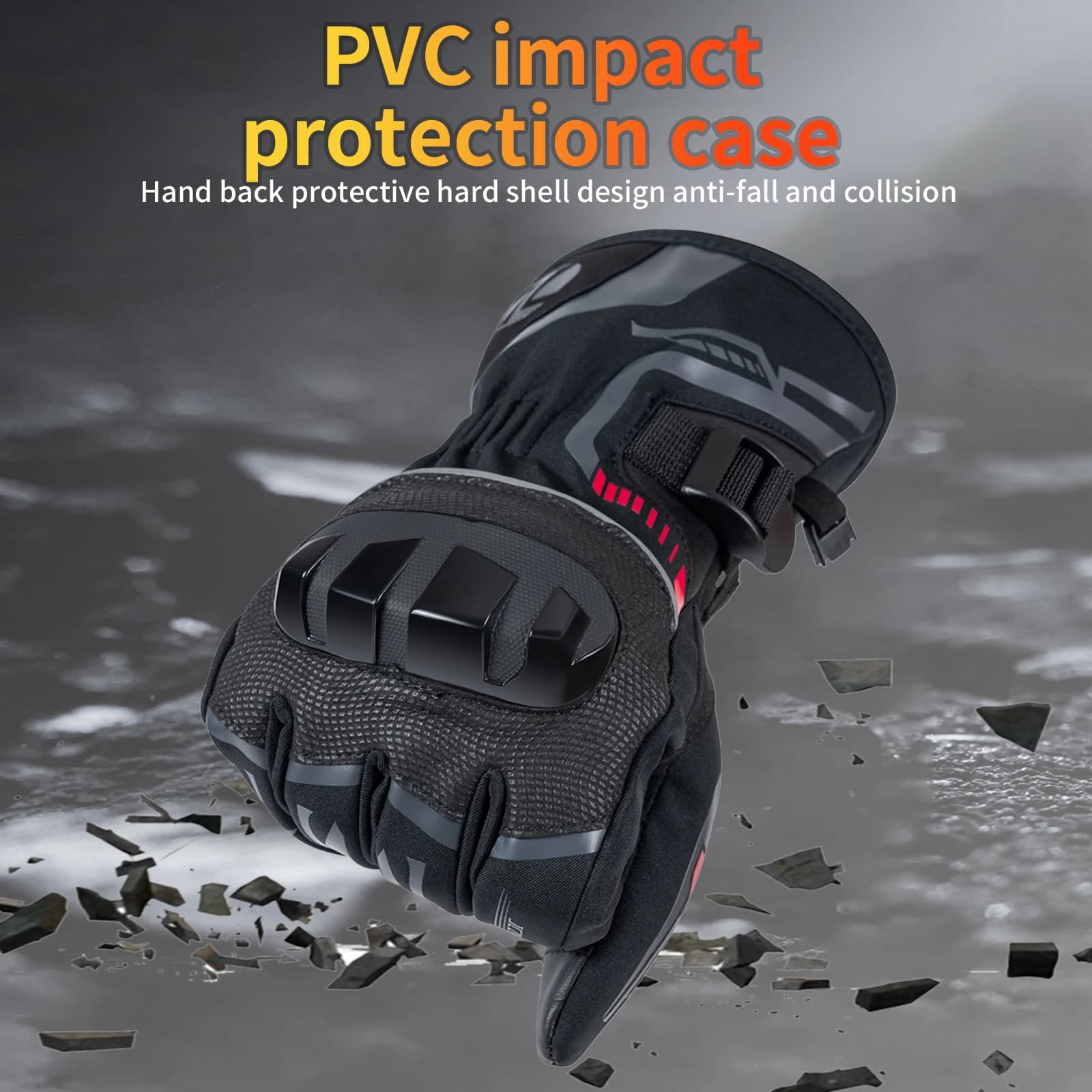 Winter Motorcycle Gloves Waterproof Touchscreen