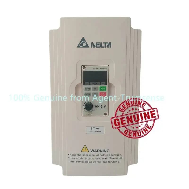 Delta Inverter 3.7 KW VFD037M43A 3 Phase 380V to 460V Rated 8.2A 100% New 3700 W VFD Series Variable Speed AC Motor Drive