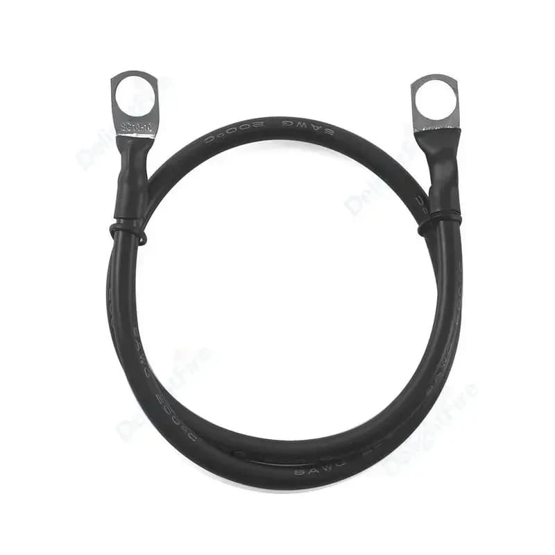 Battery Cable Silicone Wire with Ring Lugs