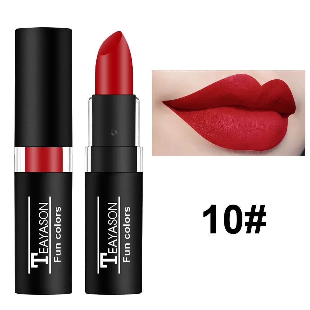 12 Color Waterproof Matte Lipstick Palette