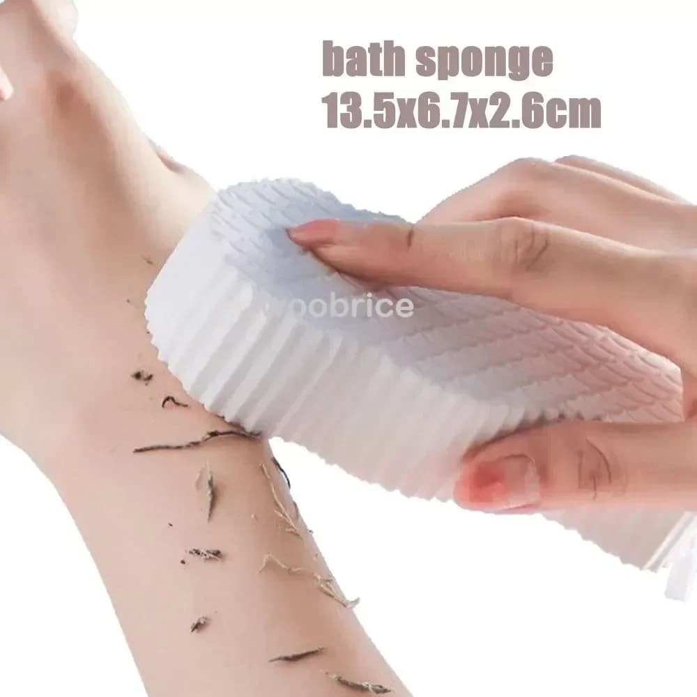 Non-Slip Massage Shower Mat with Exfoliating Brush